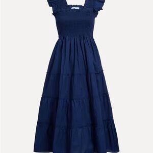 Hill House Navy Blue Cotton Ellie Nap Dress